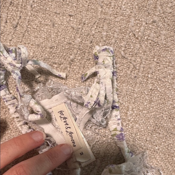 For love & lemons bra and panty set size medium - Picture 8 of 11